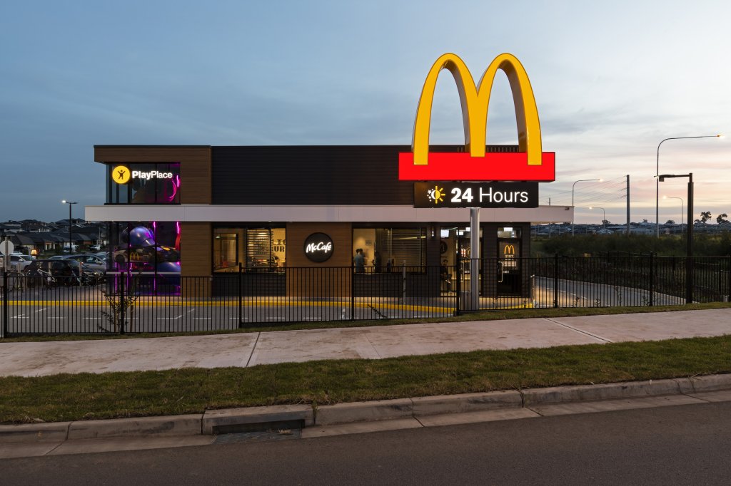 MacDonald's Australia drive-thru traditional signage designed by Coates experts.